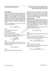 MAX25610BAUE/V+ Datasheet Page 17