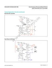 MAX25610BAUE/V+ Datasheet Page 21