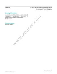 MAX258ATA+T Datasheet Page 11