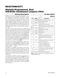 MAX270CWP+T Datasheet Page 6