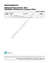 MAX270CWP+T Datasheet Page 16