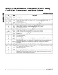 MAX2981GCB+T Datasheet Page 4