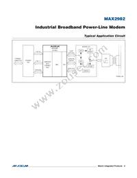 MAX2982GCD/V+T Datasheet Page 2