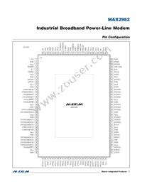 MAX2982GCD/V+T Datasheet Page 7