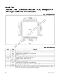 MAX2991ECM+T Datasheet Page 8