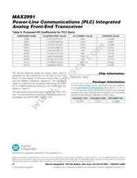 MAX2991ECM+T Datasheet Page 22