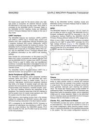 MAX2992ECB+T Datasheet Page 14