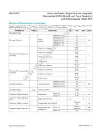 MAX30001CWV+ Datasheet Page 5