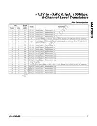 MAX3013EBP+T Datasheet Page 7