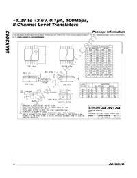 MAX3013EBP+T Datasheet Page 14