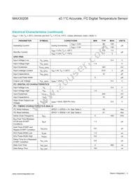 MAX30208CLB+T Datasheet Page 3