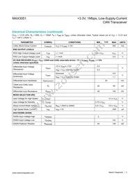 MAX3051ESA+TG05 Datasheet Page 3