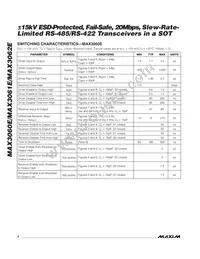 MAX3062EEKA#G16 Datasheet Page 4