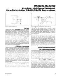 MAX3084ESA+T Datasheet Page 15