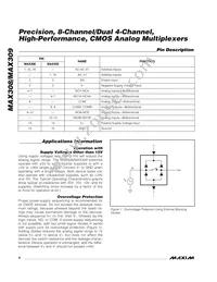 MAX308C/D Datasheet Page 6