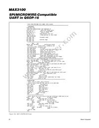 MAX3100EEE+TG05 Datasheet Page 20