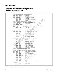 MAX3100EEE+TG05 Datasheet Page 22