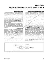 MAX3108AEWA+ Datasheet Page 19