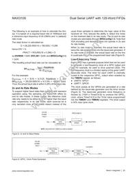 MAX3109ETJ+T Datasheet Page 20