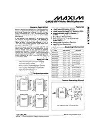 MAX310C/D Datasheet Cover
