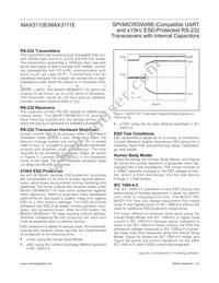 MAX3110ECWI+TG36 Datasheet Page 22