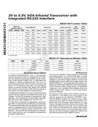 MAX3131EAI+T Datasheet Page 8