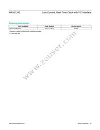 MAX31342EWA+ Datasheet Page 23