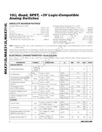 MAX313LESE/GG8 Datasheet Page 2