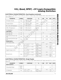 MAX313LESE/GG8 Datasheet Page 3