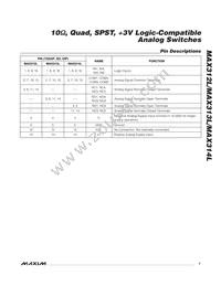 MAX313LESE/GG8 Datasheet Page 7