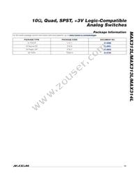 MAX313LESE/GG8 Datasheet Page 13