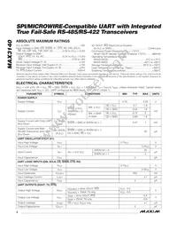 MAX3140CEI+T Datasheet Page 2
