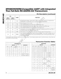 MAX3140CEI+T Datasheet Page 12