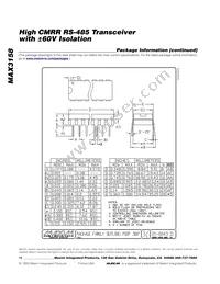 MAX3158CPI+ Datasheet Page 14