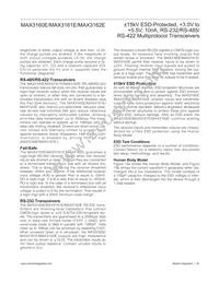 MAX3160EEAP+TG24 Datasheet Page 16