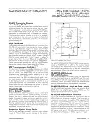 MAX3160EEAP+TG24 Datasheet Page 18