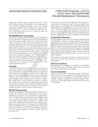 MAX3162ECAI+T Datasheet Page 16