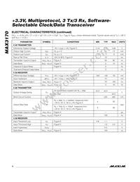 MAX3170CAI+TG52 Datasheet Page 4