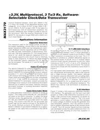 MAX3170CAI+TG52 Datasheet Page 10