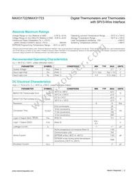 MAX31722MUA+T Datasheet Page 2