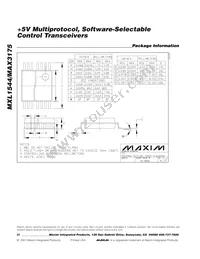 MAX3175CAI+T Datasheet Page 20