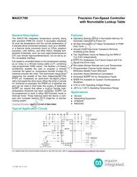 MAX31760AEE+T Datasheet Cover