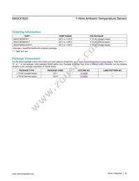 MAX31820SLMCR+T Datasheet Page 20