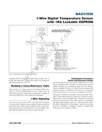 MAX31826MUA+ Datasheet Page 17