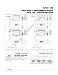 MAX31826MUA+ Datasheet Page 21