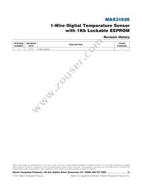 MAX31826MUA+ Datasheet Page 22