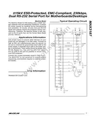 MAX3187CAX+T Datasheet Page 7