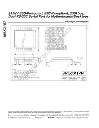MAX3187CAX+T Datasheet Page 8