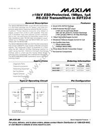 MAX3188EEUT/GH9-T Datasheet Cover