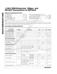 MAX3188EEUT/GH9-T Datasheet Page 2
